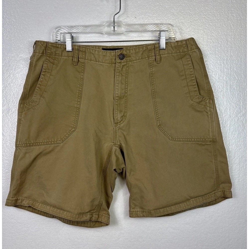 Mountain Khakis Men Shorts 38 Tan Canvas Sports work outdoor Hiking Adventure